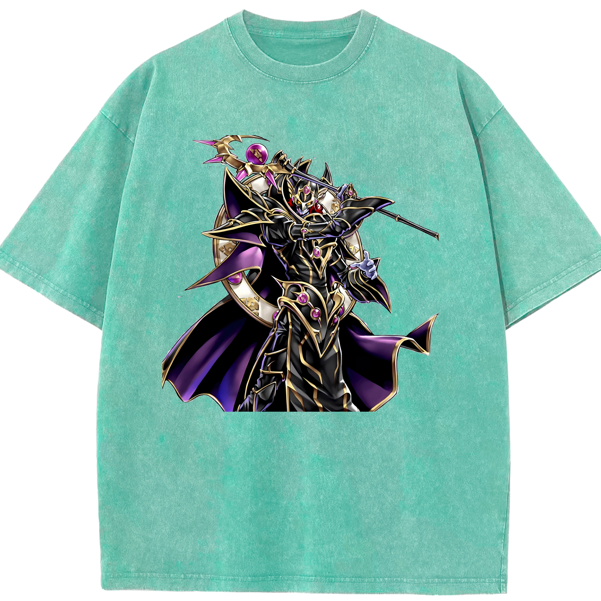 （画像用） 遊☆戯☆王 Yu-Gi-Oh! 綿100% ヴィンテージ風 半袖Tシャツ（フロントプリント）